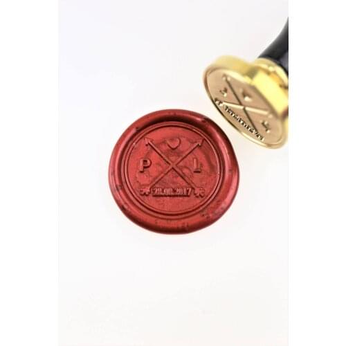 Custom arrows and initials Wax Seal Stamp/save the date monogram stamp/Custom wedding seals/wedding invitation seal/custom weddi