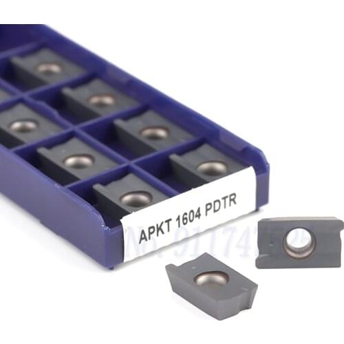 APKT1135 PDTR LT30 APKT1604 APMT1135 PDTR APMT1604 Carbide Insert Milling Blade CNC Lathe Tools , For Processing Stainless Steel