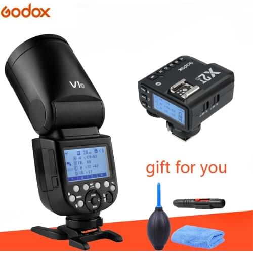 Godox V1 Flash V1C V1N V1S TTL 1/8000s HSS 2600mAh lithium battery Speedlite Flash + X2T-C/N/S/O/F Trigger for Canon Nikon Sony