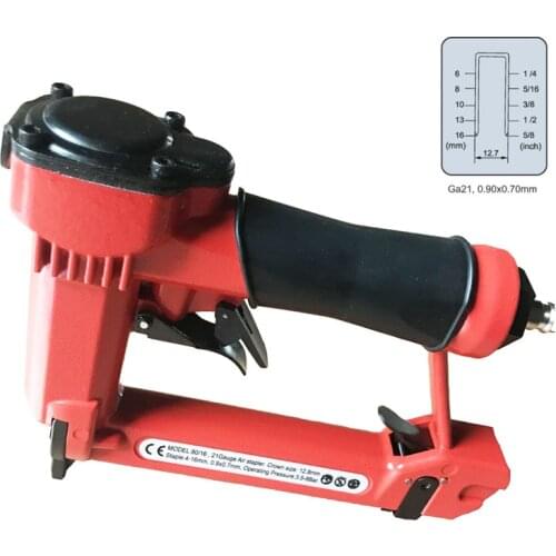 High Quality 12.7X0.9X0.7mm Staples Fine Wire Crown Nails Pneumatic Nailer Air Stapler Gun