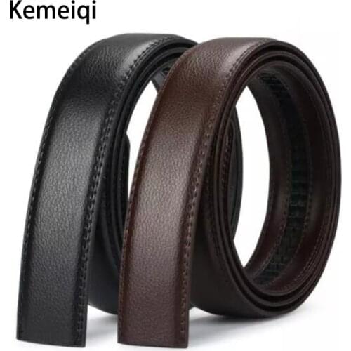 Ke meiqi High-quality fashion mens belt with automatic buckle strips can be freely matched with your favorite buckle mens belt