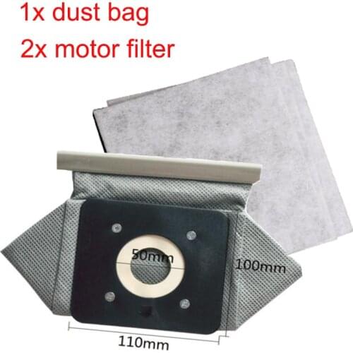 11x10cm Recycle Washable cloth bag & motor filter For LG FOR Haier FOR Samsung FOR Philips Universal cleaner bag replacements