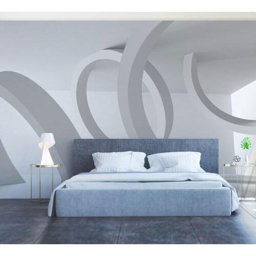 3D Modern Geometric pattern Wallpaper Art Wall Mural Living Room Sofa background TV Wall simple Mural Wallpaper Decor