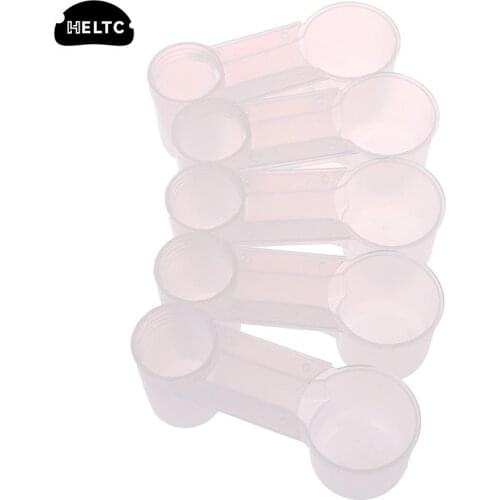 Plastic 5Pcs Bird Feeder Clear Water Bottle Drinker Cup for Pigeon Bird Accessories