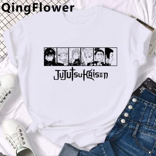 Anime Jujutsu Kaisen Yuji Itadori top tees t-shirt men couple clothes japanese harajuku kawaii tshirt vintage couple clothes