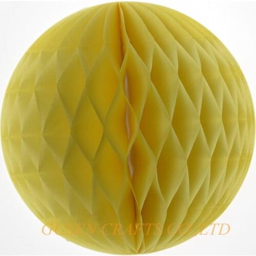 Free shipping 6"(15cm) 10pcs/lot Yellow Honeycomb Balls Of Wedding Party Decorations/ Mixed Colors Available