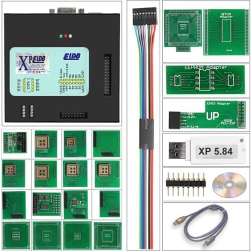 XPROG V5.84 Box ECU Programmer Tool XPROG-M V5.84 with USB Dongle and Full Adapters Work Perfect