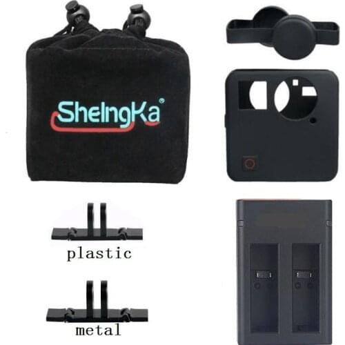 Clownfish For Gopro fusion Camera Bag Lens Cap body Protection Case Cover adapter stand holder GoPro Action Camera Accessories