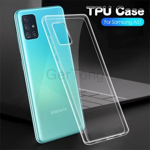 Transprent Case For Samsung Galaxy Note 20 Ultra A51 A71 M31 Clear Soft TPU Phone Cases For Samsung S10 Plus Note 20 Cover Case