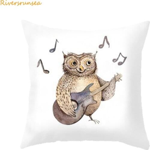Lovely Bebe Foundation Garden Cushions Cover Children Decorative Case Cushions Bird Unicorn Decorative Bed Pillow Child Cojines
