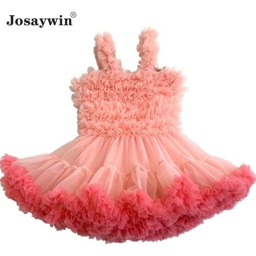 Children Clothes Tutu Dress for Girls Baby Ball Gown Cute Princess Party Vestido Casual Ruffled Bubble Photography Dresses