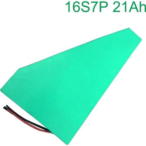 60V 21Ah 16S7P 18650 Li-ion Battery electric two Three wheeled motorcycle bicycle ebike 330*310*200*70*70*45mm