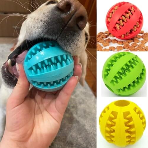 Non Toxic Dog Toys Rubber Dog Balls Large Dogs Tooth Chew Cleaning Toy for Dog Interactive Toy Puppy Dogs Toys for Small Dogs