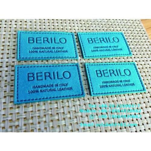Custom made high quality microfiber leather label /microfiber leather label / leather label /main label