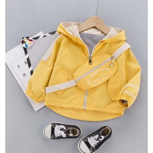 BINIDUCKLING Toddler Kids Coat For Boys 2020 Autumn Childrens Jacket 18 Month 2 3 Year Clothes Fashion Infant Boys Girls Coat