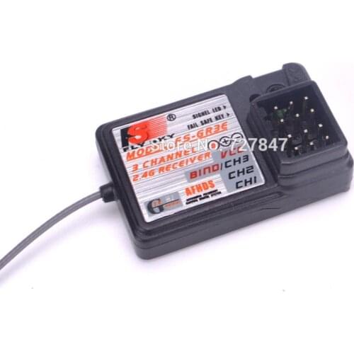 New Flysky FS-GR3C FS-GR3E 3CH 2.4Ghz Receiver For Flysky GT2 GT2B GT3 GT3B GT3C T6 CT6B TH9X Transmitter