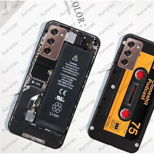 Auroras Case For Samsung S20 FE 5G All Protection Retro Camera Gamepad Pattern Soft Cover For Samsung Galaxy S20 FE Case