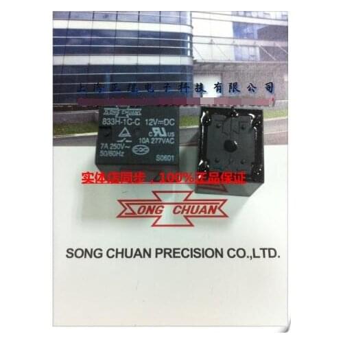 Relay 833H-1C-C 12V 5 feet 10A