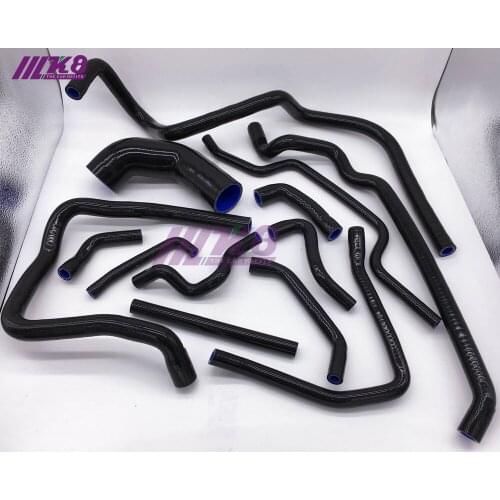 Silicone Radiator Hose Fit For VESPA GTS300 (13 PCS) red/blue/black