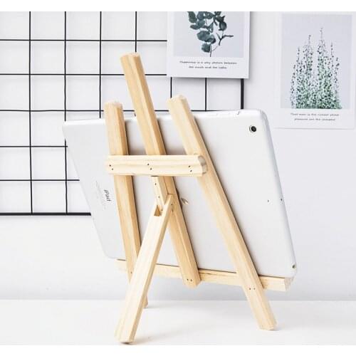 Foldable Phone Tablet Stand Holder for iPad Air 2 3 10.2 9.7 Wooden Desktop Mobile Holder for iPhone 12 X XR 7 8 Table Bracket