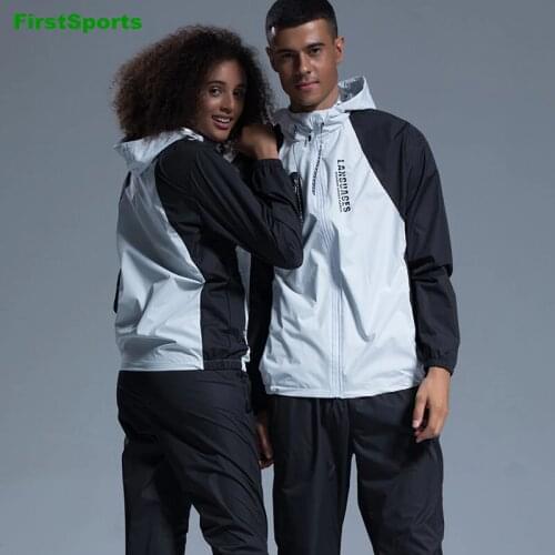 New Gym Clothing Sports Suits Mens Womens Running Jackets Pants Set Outdoor Fitness Lose Weight Sweating Sauna Lovers Sportswear