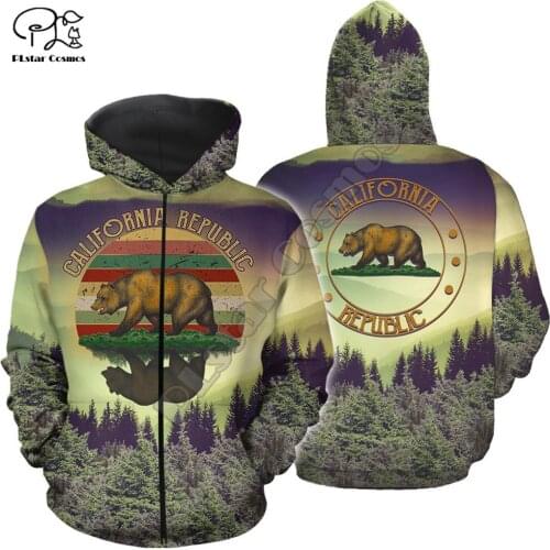 Funny Bear 3D Hoodies Men Women Sweatshirts Unisex Long Sleeve Pullover Autumn Tracksuits Boy Jackets Animal Printed Unisex Coat