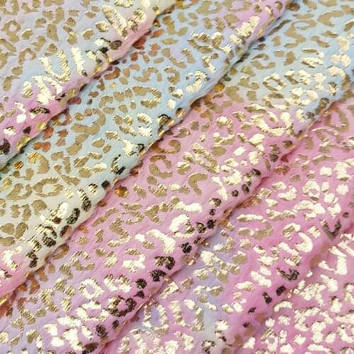 Knitted and gilded Plush fabric tie dyed Imitation Rabbit Fur Fabric leopard pattern pillow home textile shoes fabric