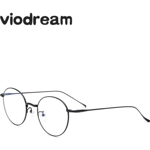 Viodream Unisex Ultra Light Pure Titanium Spectacle Frame Full Glasses Prescription Eyewear Optical Glasses Frame Oculos De Grau