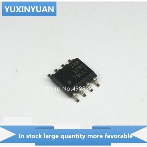 YUXINYUAN 10PCS/LOT INA128U INA128 INA 128U A128U NA128U SOP8 in stock in stock
