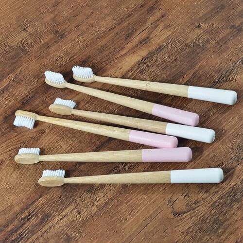 New 5-Pack DuPont bristles toothbrush eco friendly bamboo toothbrush Oral Care tooth brush ecologico biodegradable toothbrush