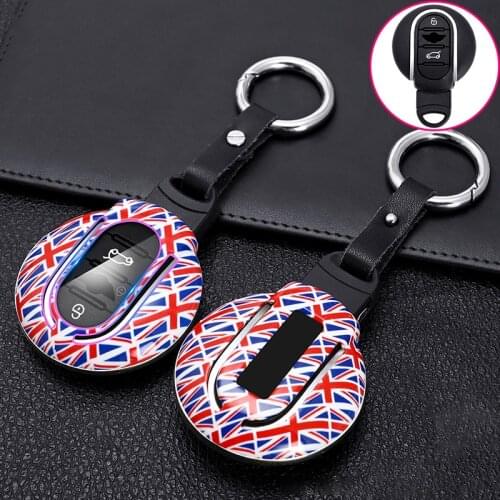 ABS Carbon Fiber Car Remote Key Case Cover Fob For BMW MINI Cooper S One JCW F55 F56 F54 F57 F60 Clubman Countryman Accessories