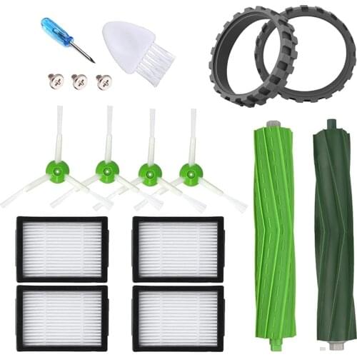 Promotion!10-Pack Replacement Parts Accessories Compatible for IRobot Roomba E5 E6 E7 I7 I7 Series Anti-Skip Rubber Wheel