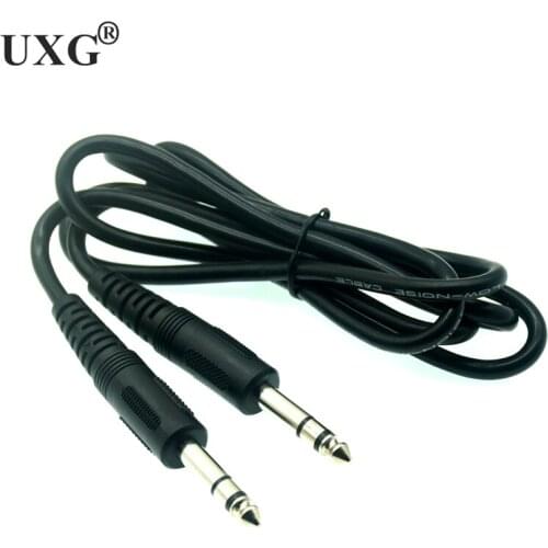 6.5mm Jack Audio Cable Nylon Braided for Guitar Mixer Amplifier 6.35mm Jack Male to Male Aux Cable 1.5m 3m 5m Jack Cord AUX Cabo