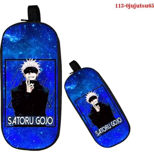 3d Jujutsu Kaisen Anime Case Women Anime Zipper Make Up Box Storage Pencil Box Girls Birthday Cosmetic Case Kid Gifts Stationery