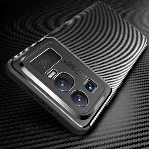 Fundas for xiaomi mi 11 Ultra Case Cover Carbon Fiber Soft TPU Silicone Bumper Shockproof Coque Xiomi mi11 Ultra 2021 5G 6.81
