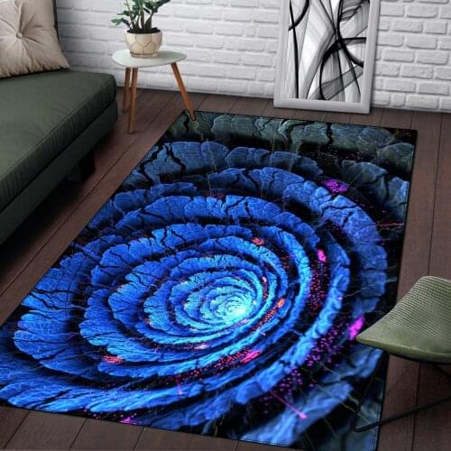 Nordic Floral carpet Living room bedroom area rugs for kids room grey star floor mat 3D print kids room home decor parlor rugs