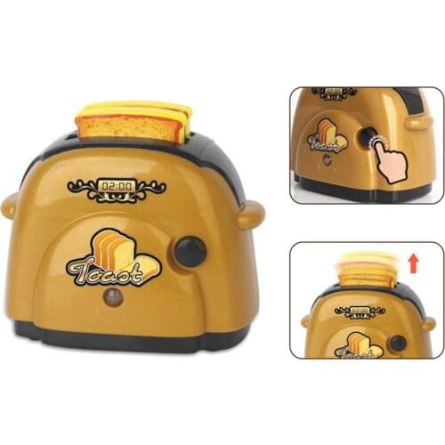 Kids Bread Maker Pretend Play Simulation Applicance Playset Toy