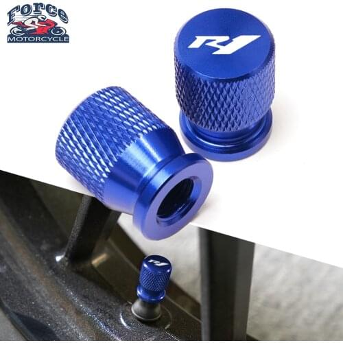 For Yamaha YZFR1 YZF R1/R1M/R1S 2013 2014 2015 2016 2017 2018 2019 2020 Motorcycle Wheel Tire Valve Stem Caps CNC Airtight Cover
