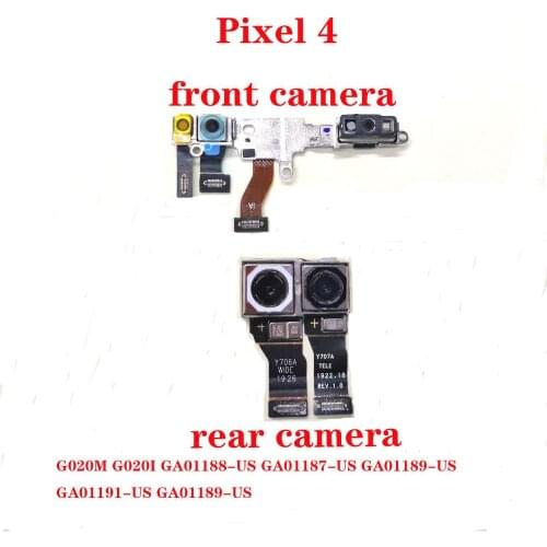For Google Pixel 4 G020M GA01188-US GA01191-US GA01189-US G020I front small facing Selfie camera/back main camera rear camera