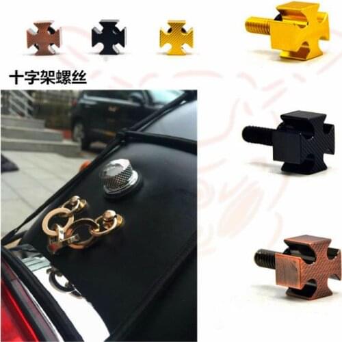 Motorcycle 1/4" Seat Cross Screw Bolt for Harley Davidson Sportster Softail Dyna Wide Glide Roadking Streetbob Street Bob