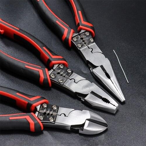 Multitool Combination Pliers Wire Stripper/Crimper/Cutter CR-V chrome vanadium Diagonal Pliers Hand Tools Multitool Pliers Set