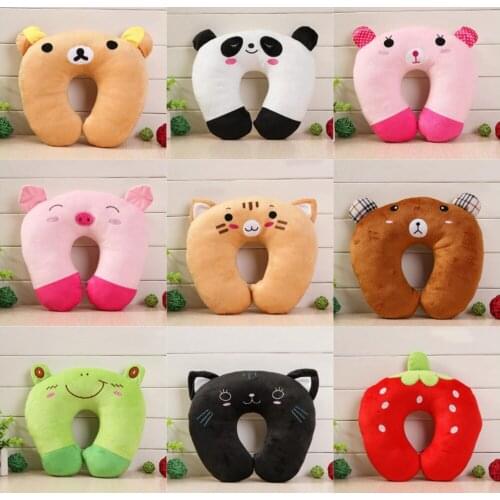Charming Cartoon Animal Pillow Soft And Comfortable Suitable For Any Rest Situation To Sleep Better Suitable For Travel
