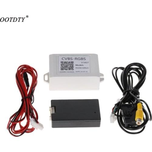 OOTDTY Car Backup Camera Rearview RGB To AV Converter Adapter For VW Volkswagen RCD510