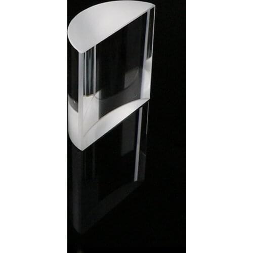 Customized processing size 53*50.8*21.26 mm optical glass Plano-Convex Cylindrical lens