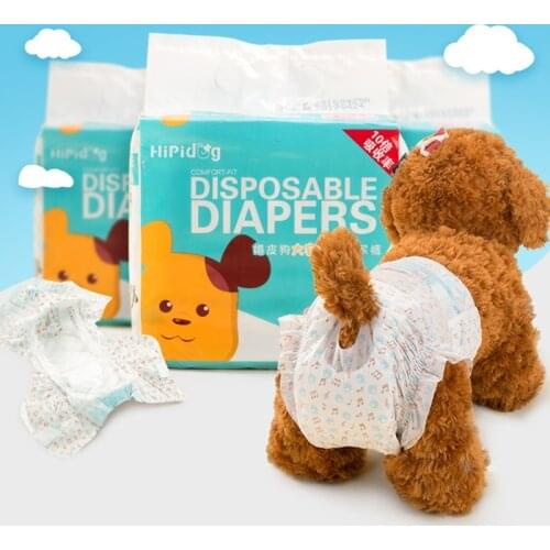 Super Absorption Physiological Pants Dog Diapers For Dogs Pet Female Dog Disposable Leakproof Nappies Puppy Pets Supplies