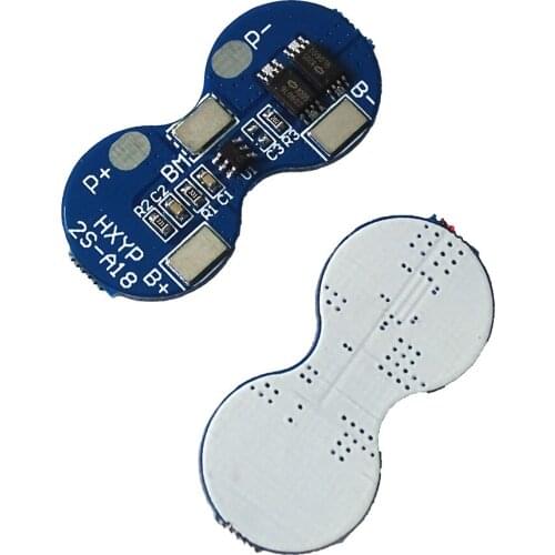 2S 2 Series Li-ion 18650 Lithium Battery Charger Protection Board 7.4V 4A BMS Module DC 9V 12V CC CV Short Circuit Protection
