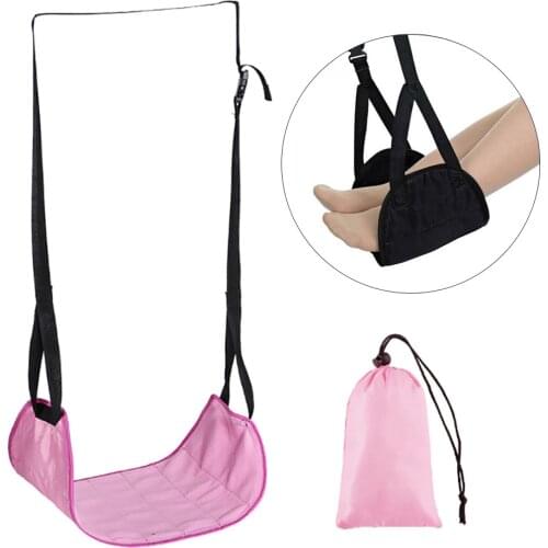 Portable and comfortable foot rest travel carry foot rest hammock