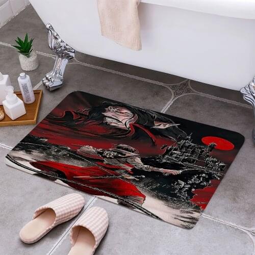 Castlevania Anti-slip Doormat Vacuuming Water Absorbing Kitchen Bedroon Bath Floor Mats Home Entrance Home Decora