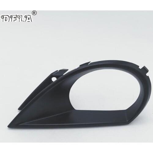 For Audi Q7 2010 2011 2012 2013 2014 2015 Car-Styling Front Bumper Fog Lamp Fog Light Lower Grille Cover With Hole Right Side