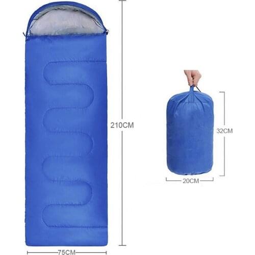 Down Ultralight Camping Sleeping Bag Down Filled Waterproof Fluff Sleeping Bags with Compression Bag Spring Tourism for Adult